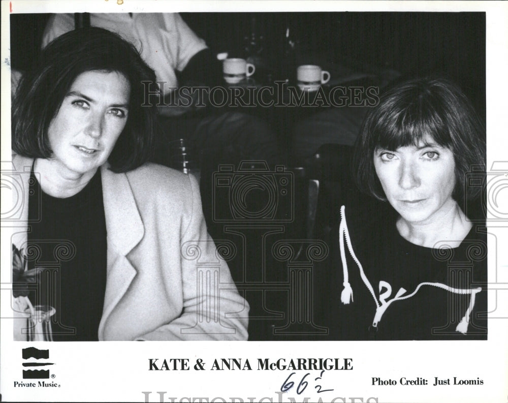 1991 Kate &amp; Anna Mcgarrigle Canadian singer - Historic Images