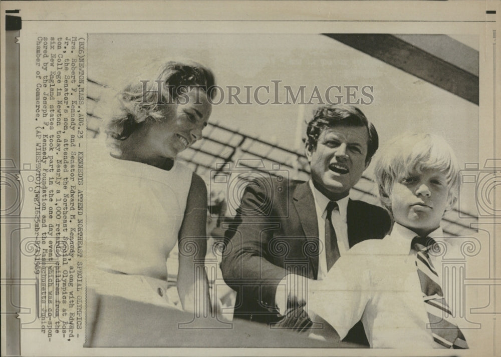 1969 Edward M. Kennedy Robert Olympic Sport - Historic Images