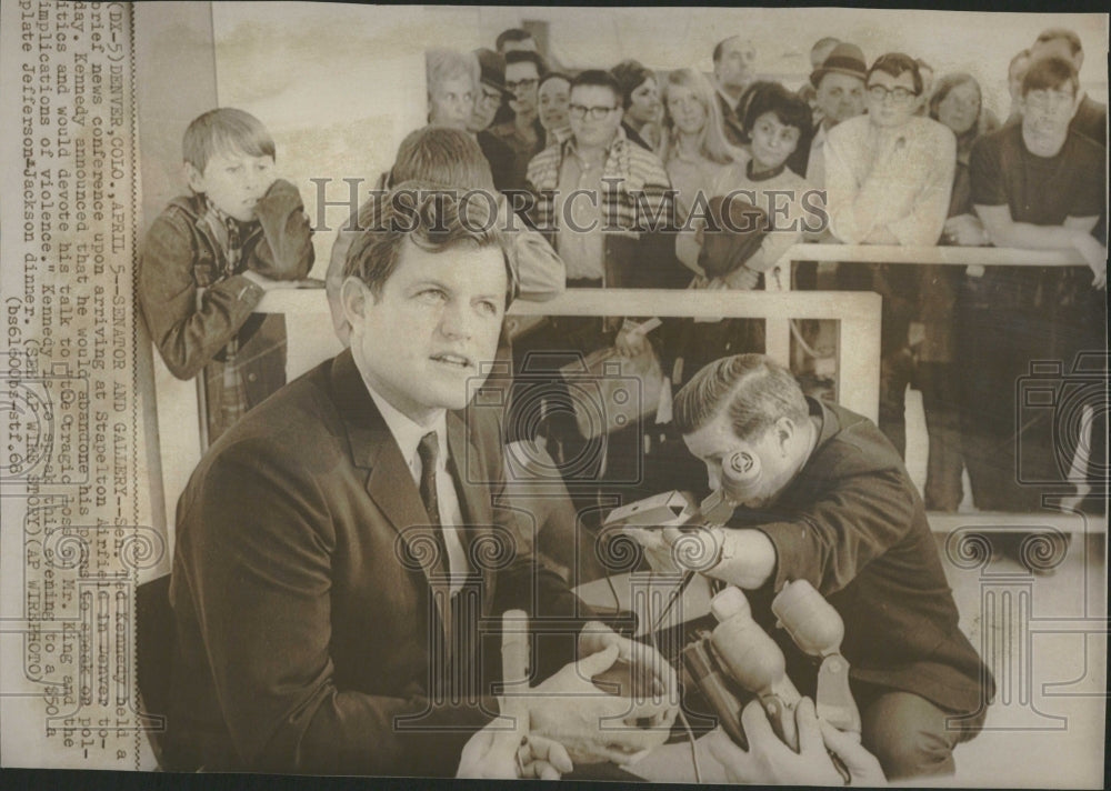 1968 Senator Edward M.Kennedy Politician - Historic Images