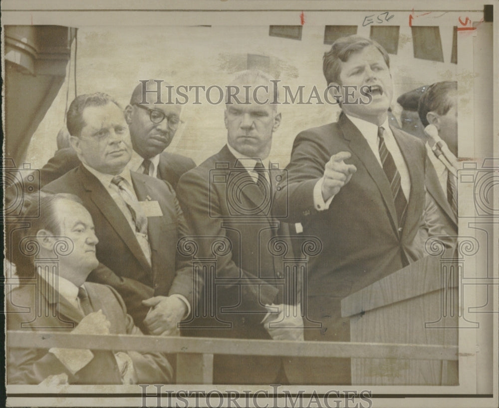 1968 Edward Kennedy VP Hubert Humphrey - Historic Images