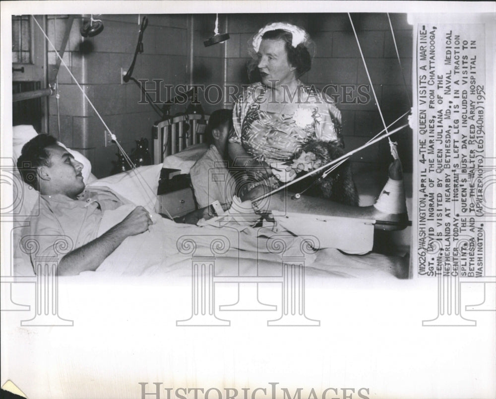 1952 Queen Juliana Netherlands Hospital - Historic Images