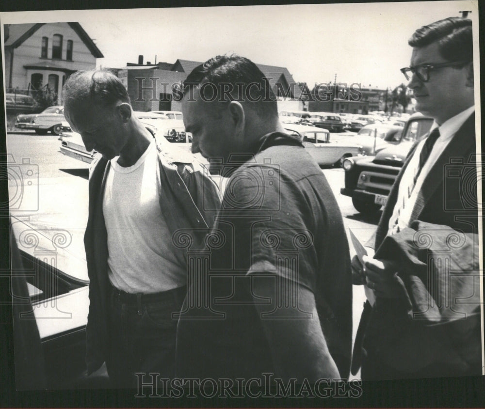 1961 Stanley McClure John Martin Arrested - Historic Images