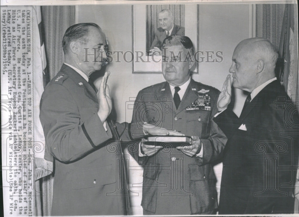 1965 General John McConnell Curtis LeNay - Historic Images