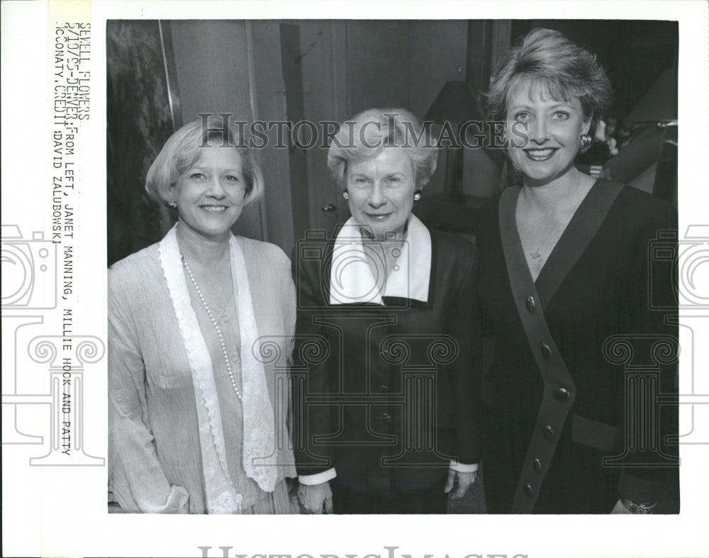 1995 Patty McConaty Janet manning Millie - Historic Images