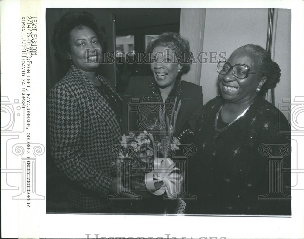 1995 Raye Johnson ANd Dolores Finley - Historic Images