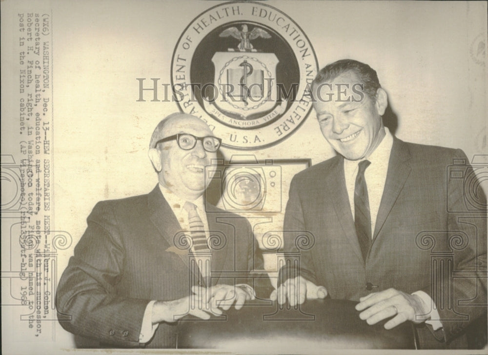 1968 Secretary Health Education Cohen Finch - Historic Images