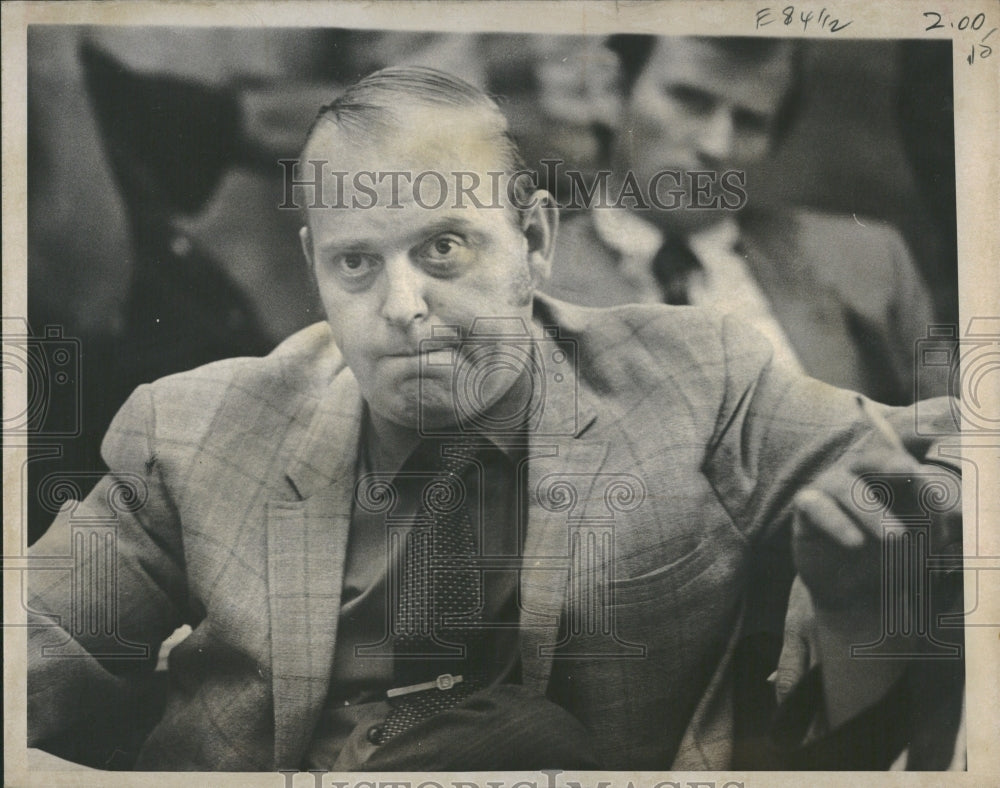 1971 Councilman Listens Grievances Police - Historic Images