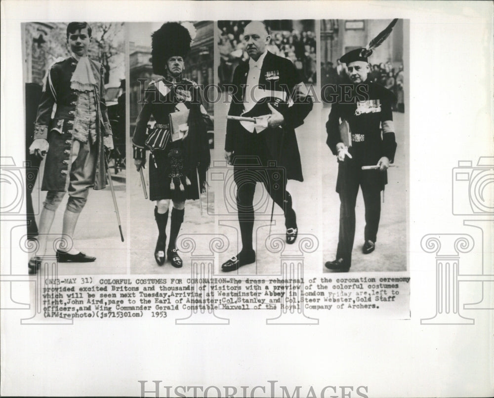 1953 Queen Elizabeth II Coronation Ceremony - Historic Images