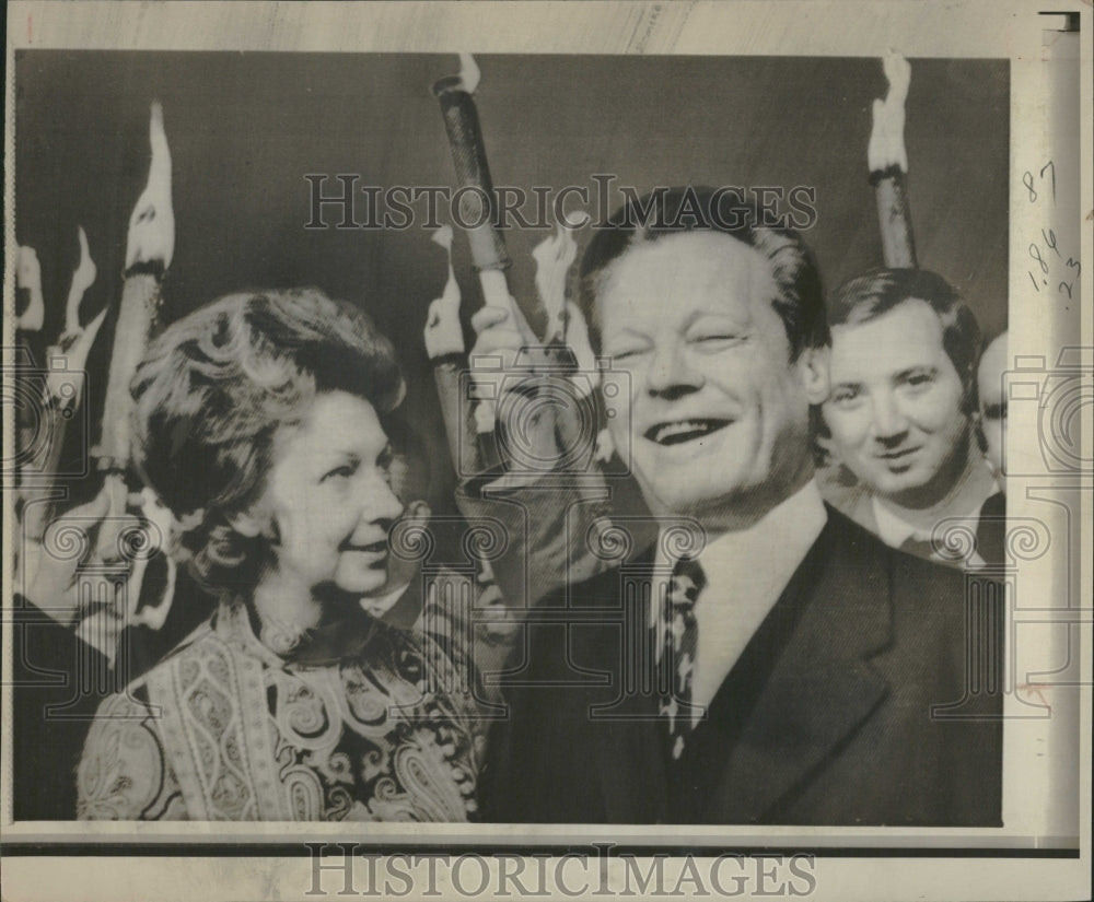 1971 Novel Peace Prize Winner Willy Brandt - Historic Images