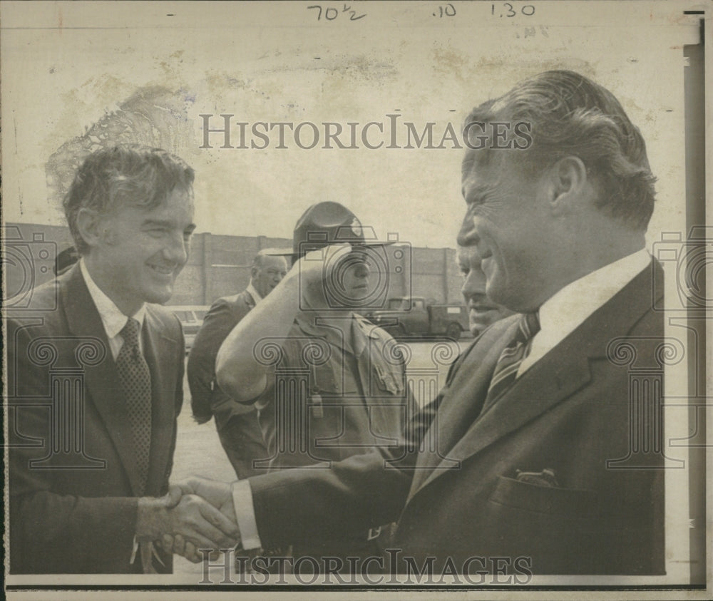 1972 Willy Brandt Derek Bok Harvard - Historic Images