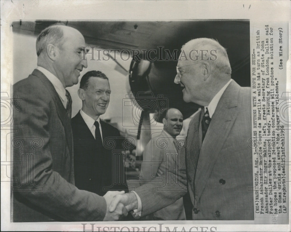 1956 Secretary of State Dulles - Historic Images