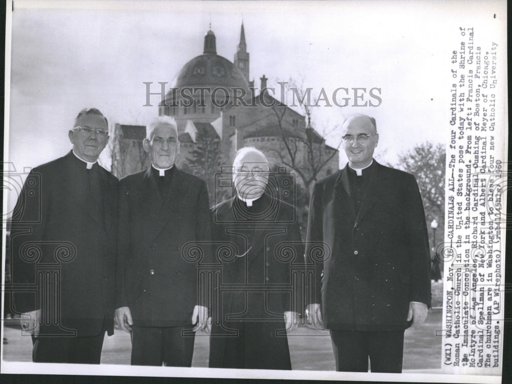 1960 Cardinals Roman Catholic Church Shrine - Historic Images