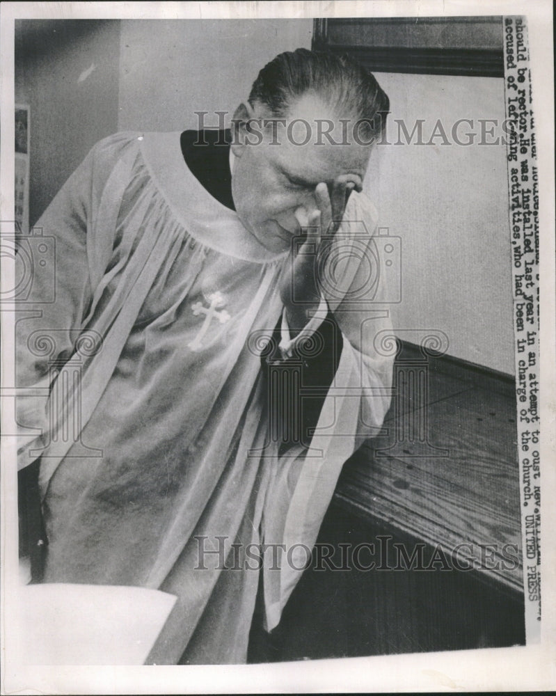 1957 Herman Sidner Rector Holy Trinity - Historic Images