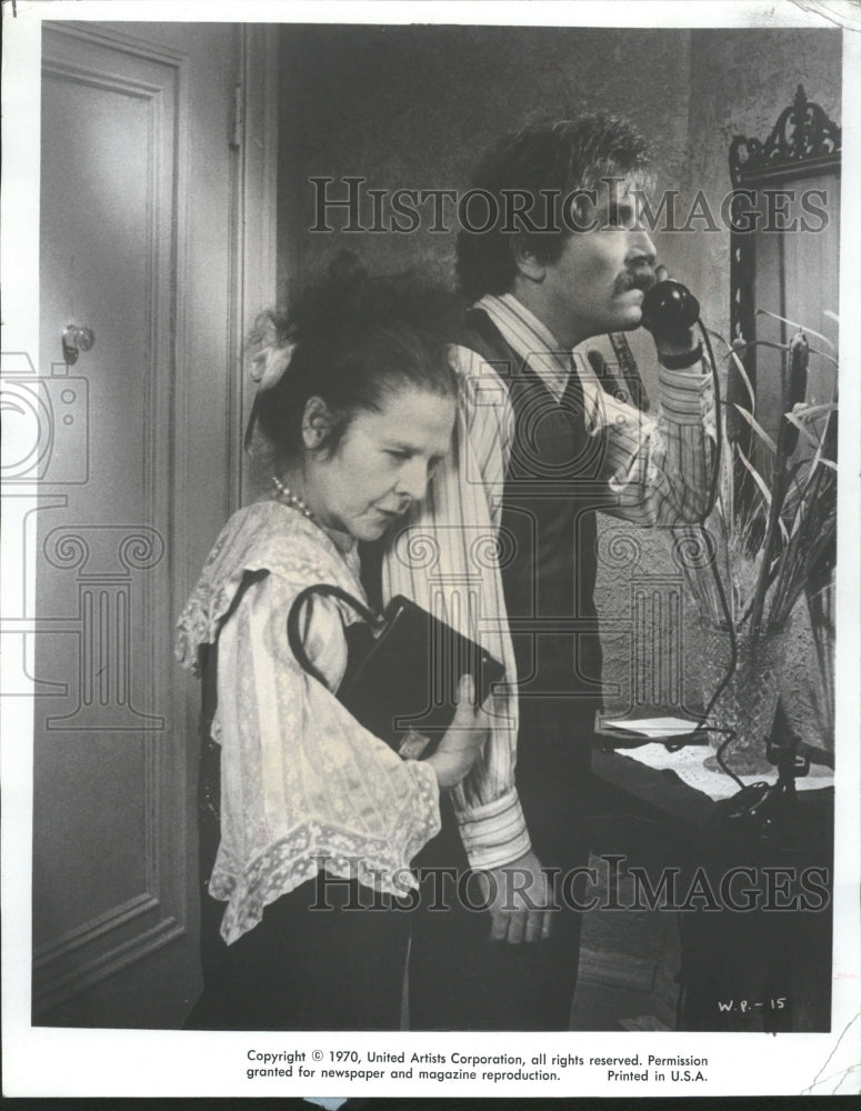 1970 George Segal Ruth Gordon Sidney Pappa - Historic Images