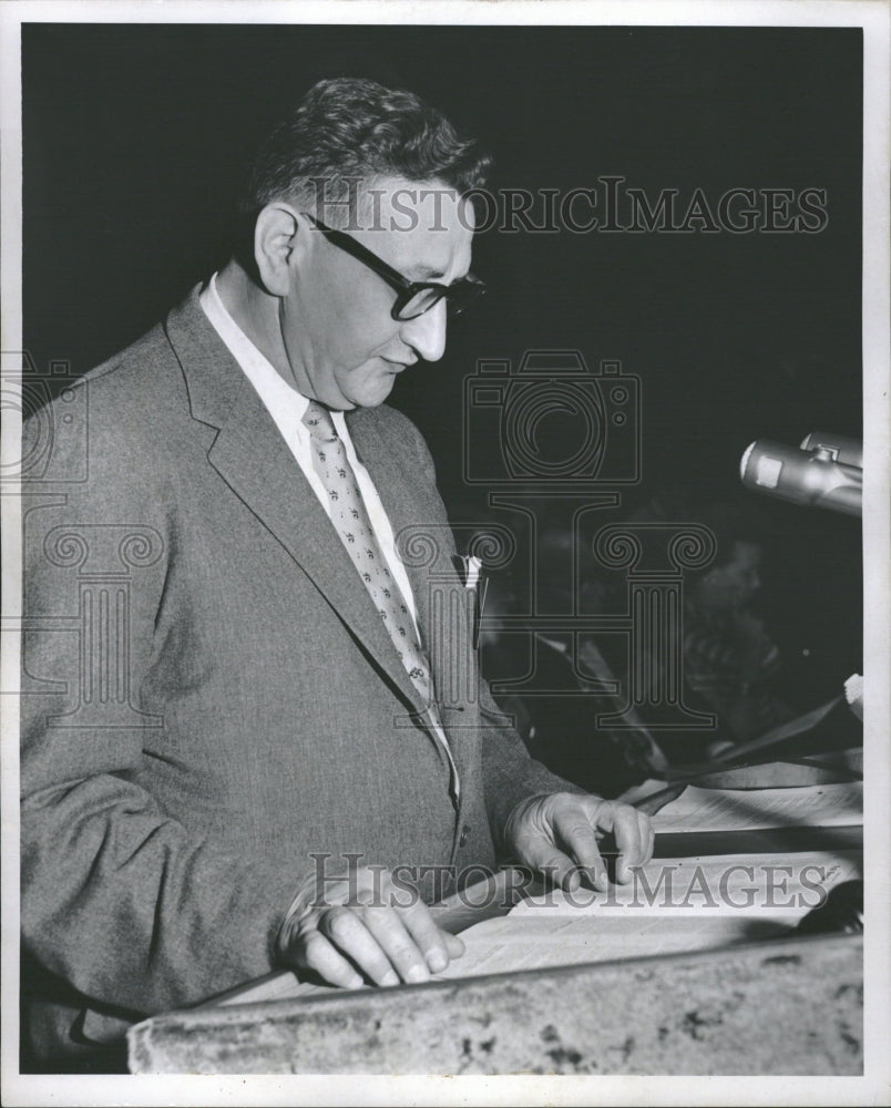 1958 Paul Silver President Local UAW - Historic Images