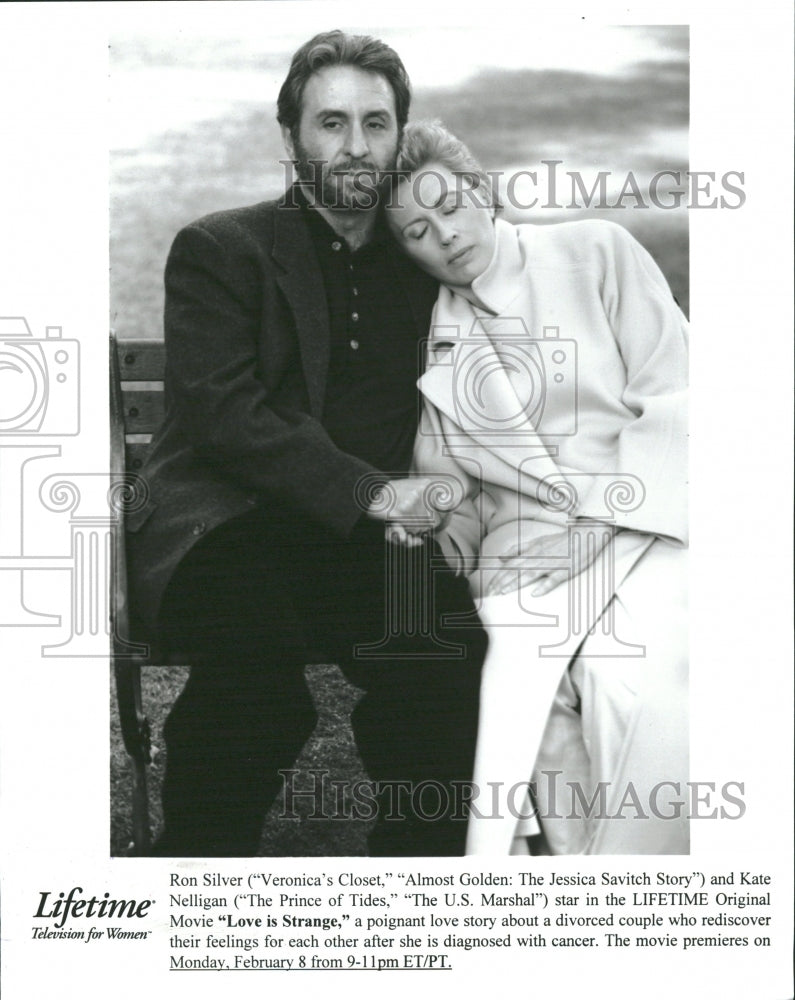 2001 Ron Silver Kate Neligan LIFETIME - Historic Images