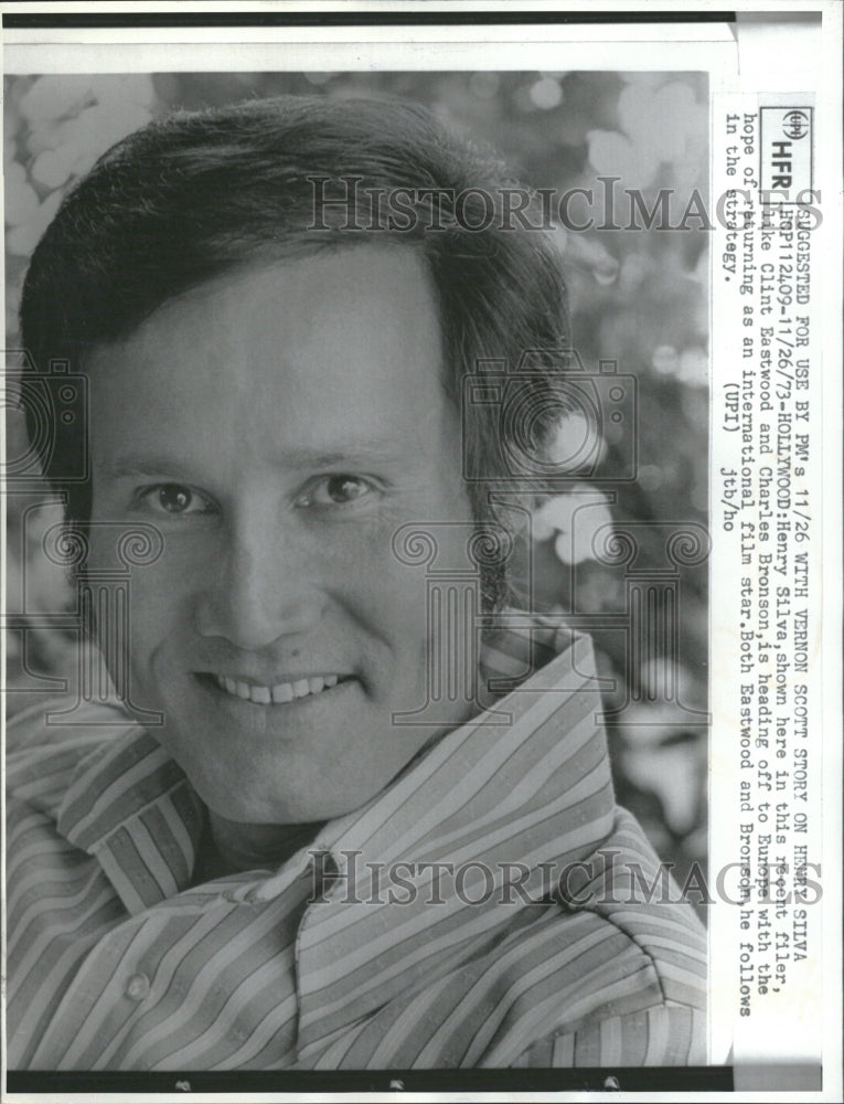 1973 Henry Silva Hollywood Charles Europe - Historic Images