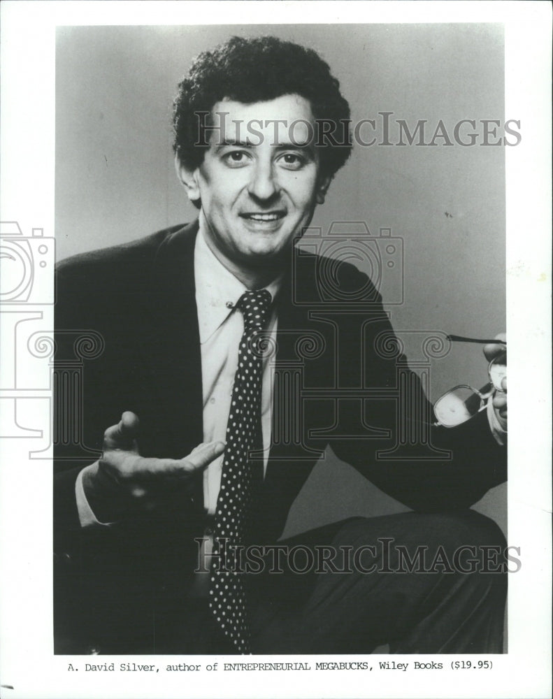 1985 A. David Silver Author Entrepreneurial - Historic Images