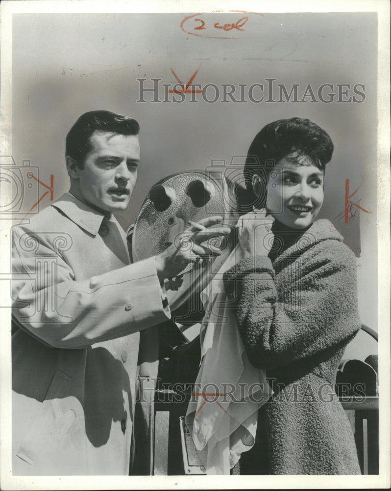 1963 Robert Goulet Carol Lawrence Enjoy - Historic Images