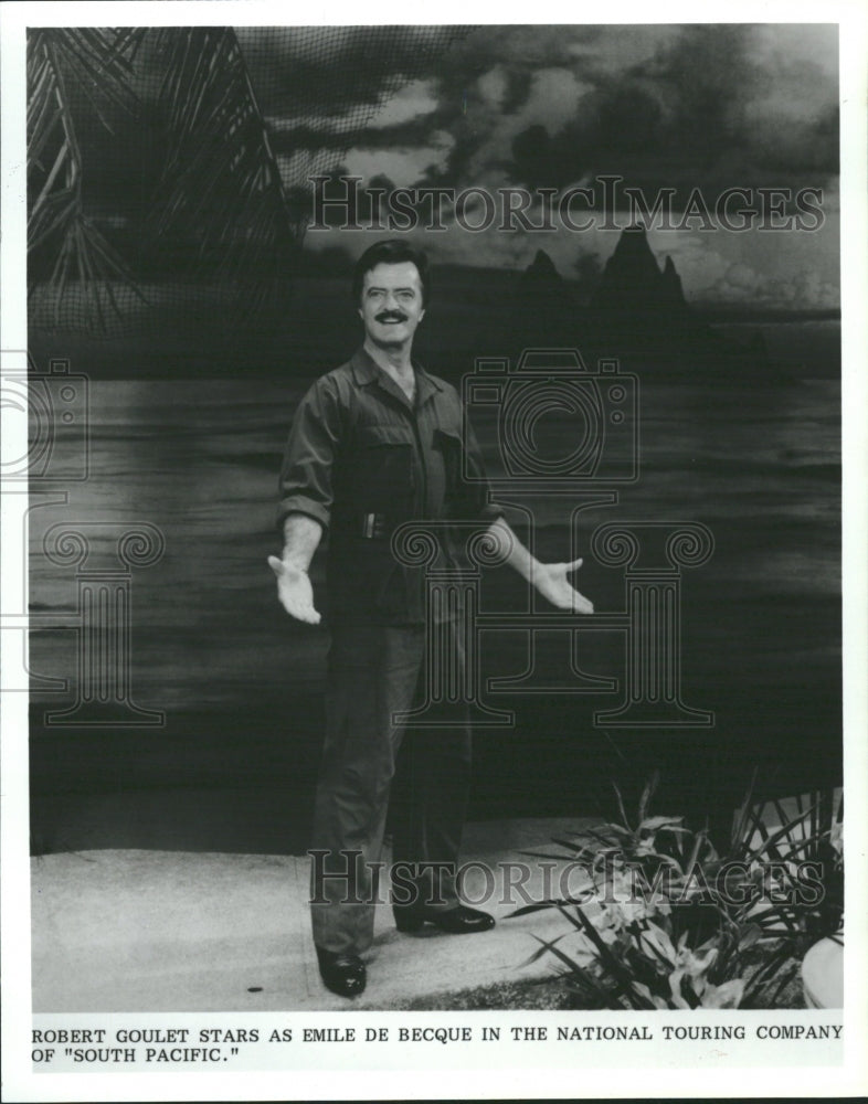 1989 Robert Goulet Stars National touring - Historic Images