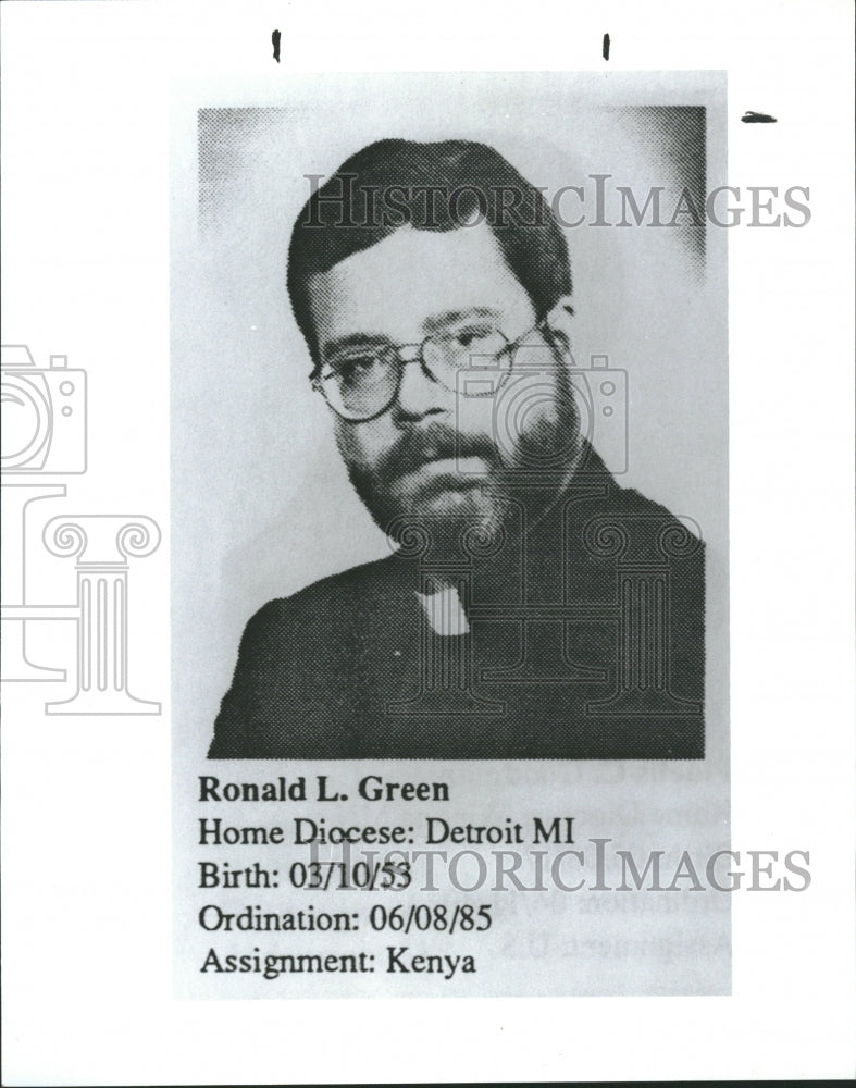 1991 Ronald Green Stabbed Detroit Church - Historic Images