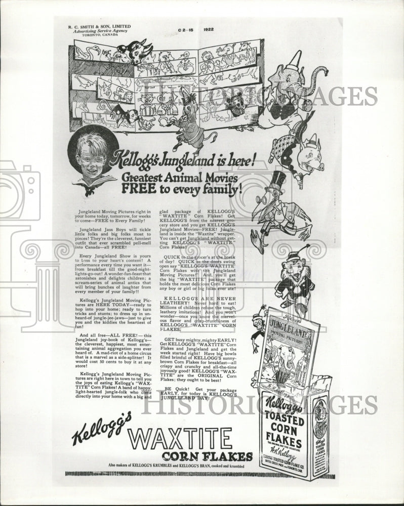 1956 Kellogg Waxtite Corn Flakes - Historic Images