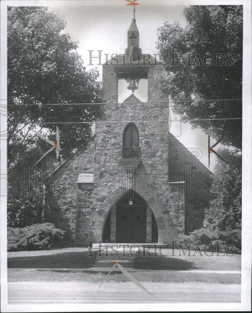 1957 St Davis Roman Catholic Church Mich - Historic Images