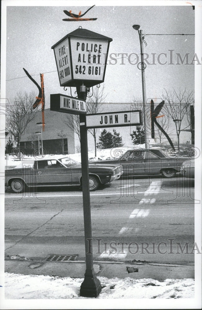 1973 Hazel Park Michigan Detroit Police - Historic Images