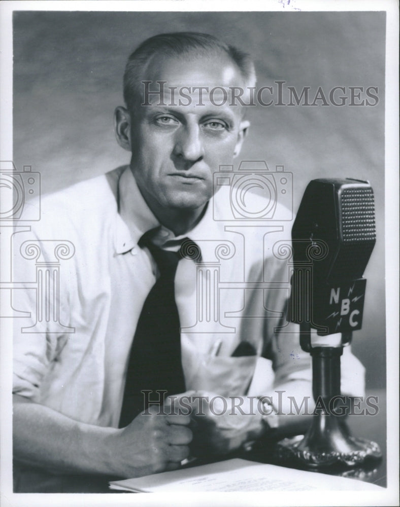 1953 Joseph C Harsch Commentator Newsmen - Historic Images