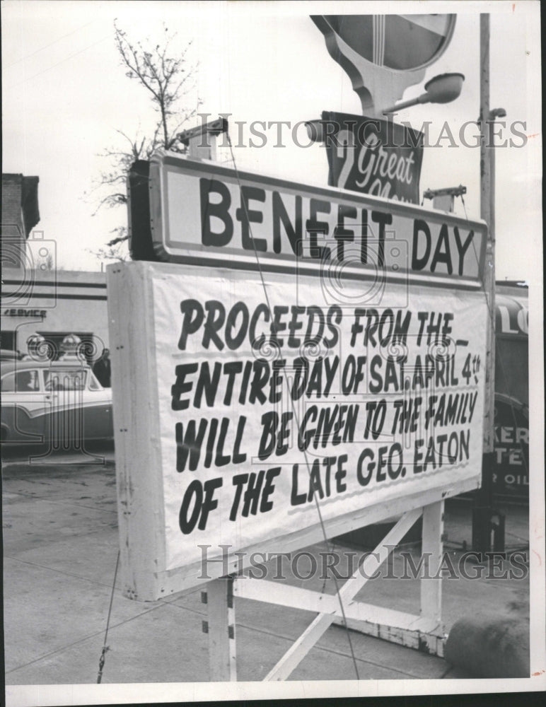 1959 George Eaton Benefit Family Gas Oil - Historic Images