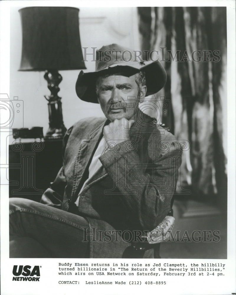 1990 Buddy Ebsen American Film Actor - Historic Images