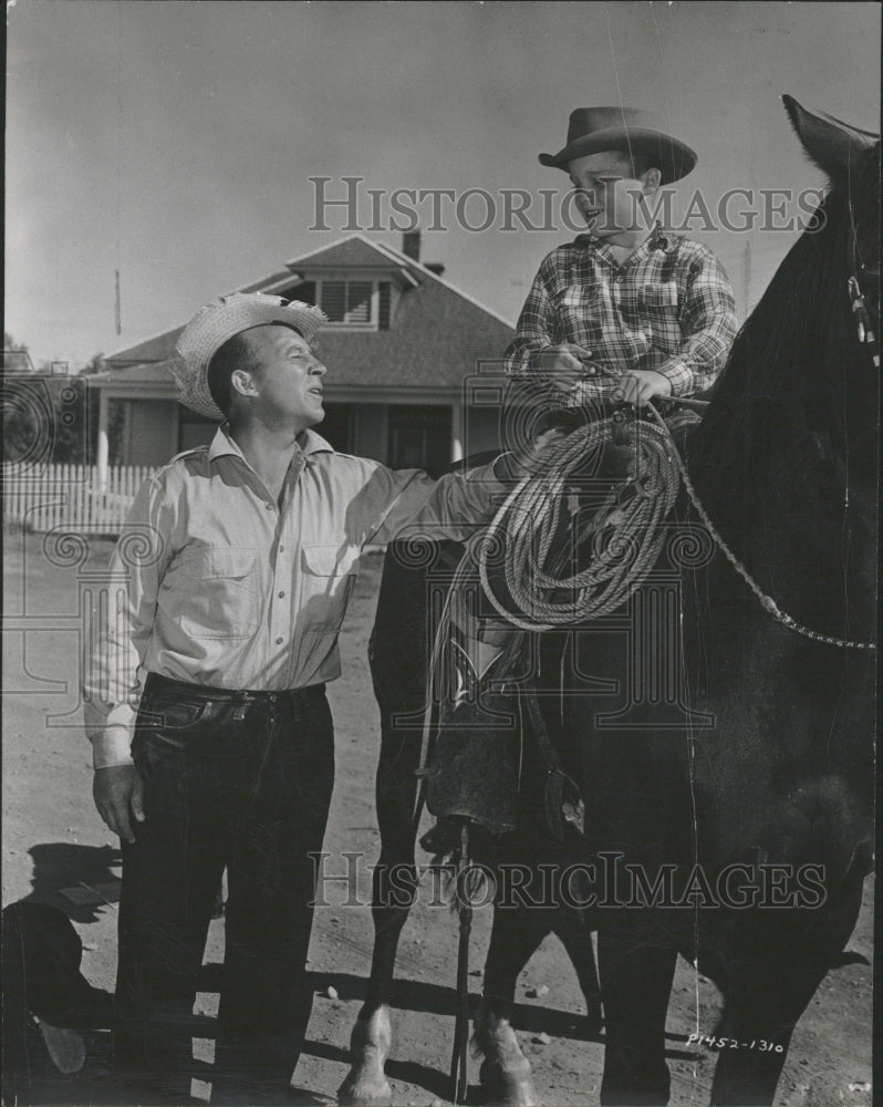 1950 Bing  &amp; Lindsay Crosby Riding High - Historic Images