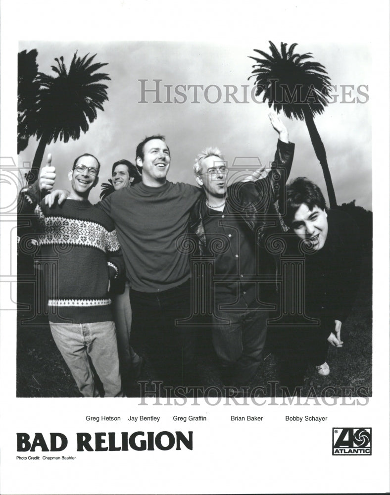 1998 Bad Religion Greg Hetson Jay Bently - Historic Images