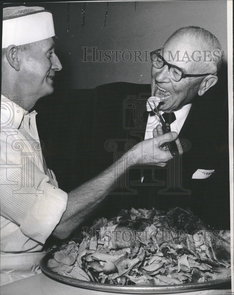 1959 Rev Ernest Barber Irwin Anderson Food - Historic Images