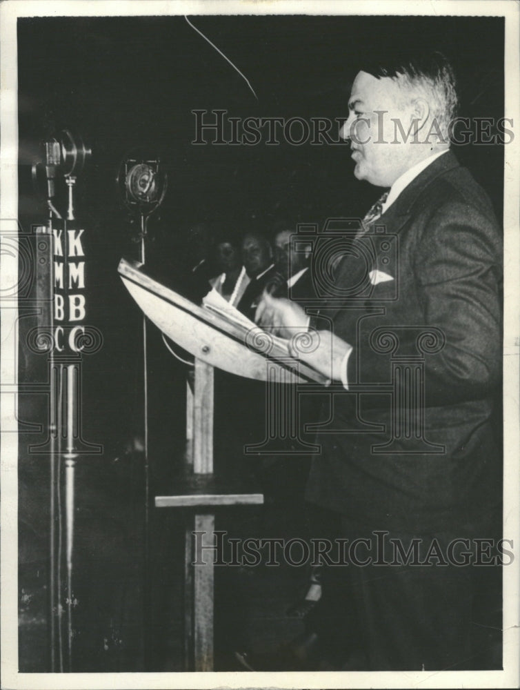 1933 NRA chief General Hugh Johnson Kansas - Historic Images