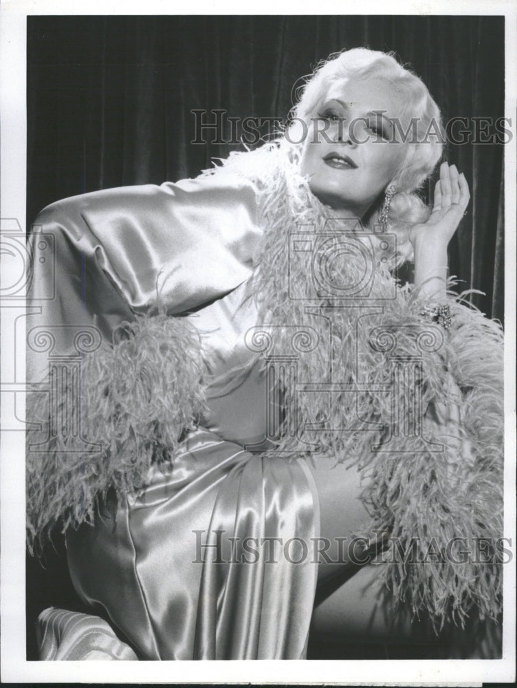 1981 Ann Jillian portrays Mae West. - Historic Images