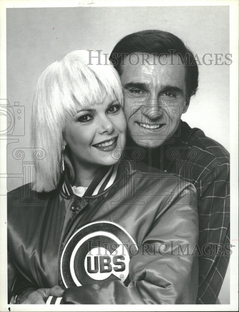 1987 Ann Jillian Actress Tony Lo Bianco NBC - Historic Images