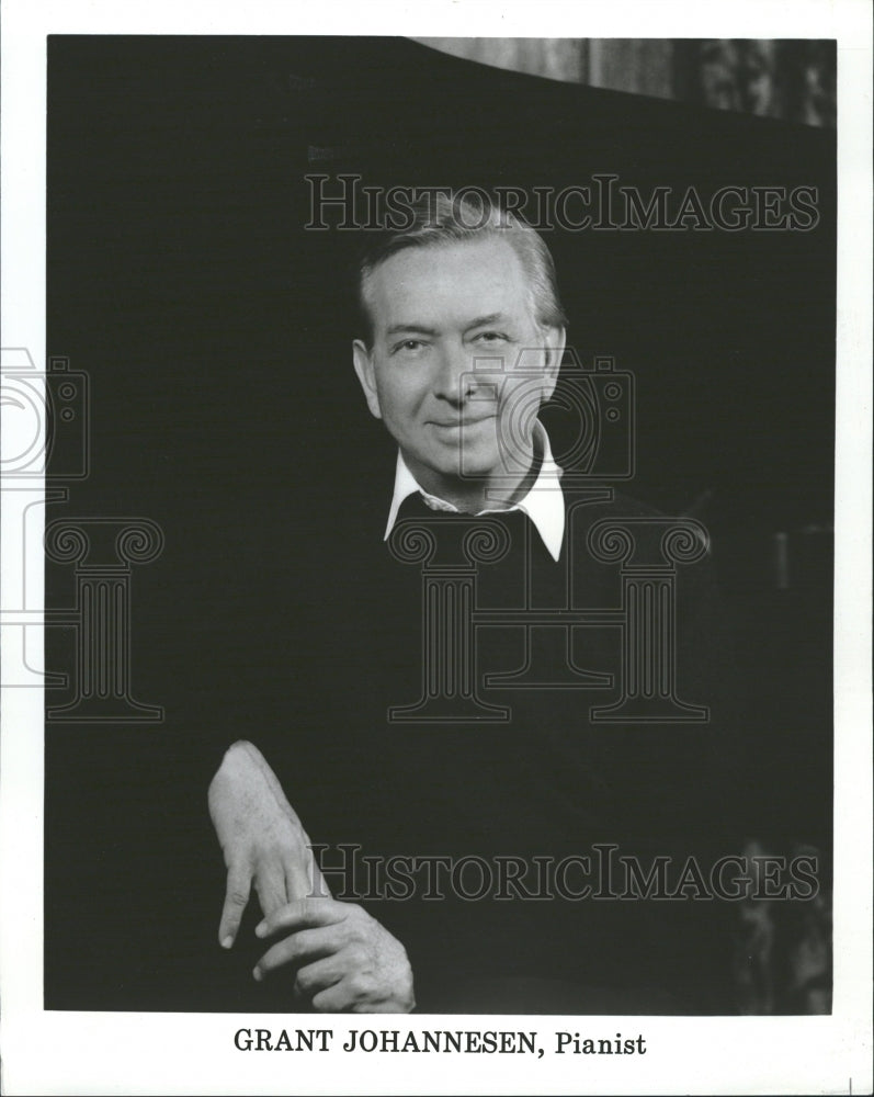 1984 Grant Johannesen American Pianist Salt - Historic Images