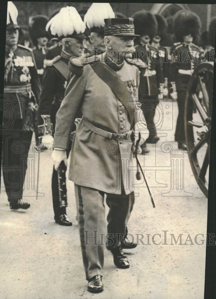 1925 Marshal Joffre Lord Ypres Funeral - Historic Images