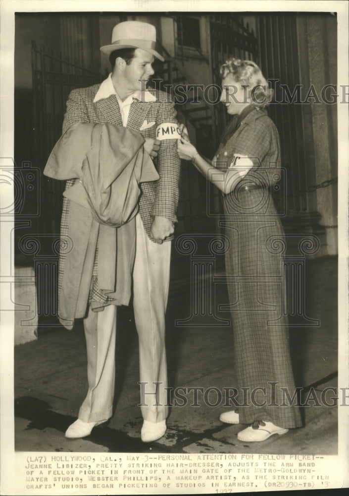 1937 Personal Hair Dresser Jeanne Libizer - Historic Images