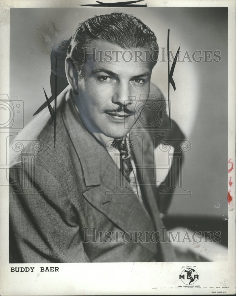 1952 Jacob Henry Baer American Actor Boxer - Historic Images