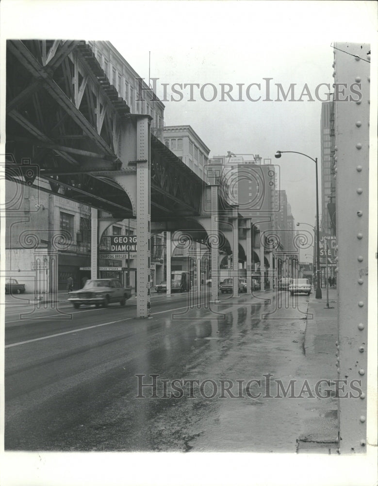 1964 Structure north  Wabash from Harrison - Historic Images