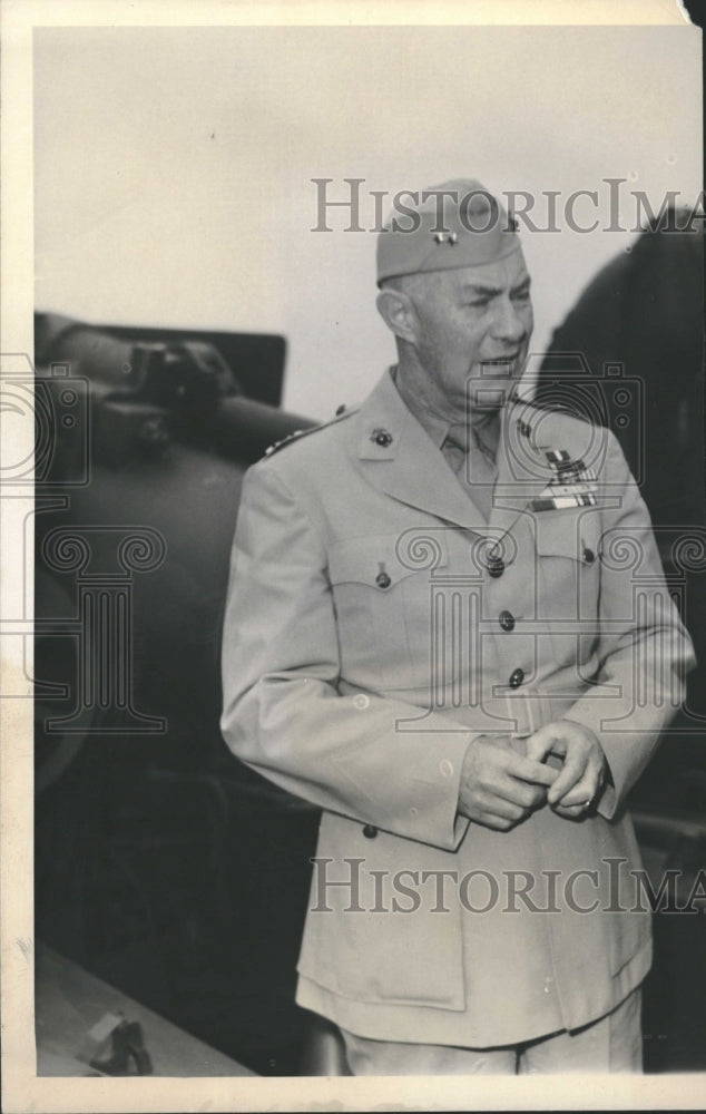 1945 Marine Allan Turnage Belle Isle Major - Historic Images