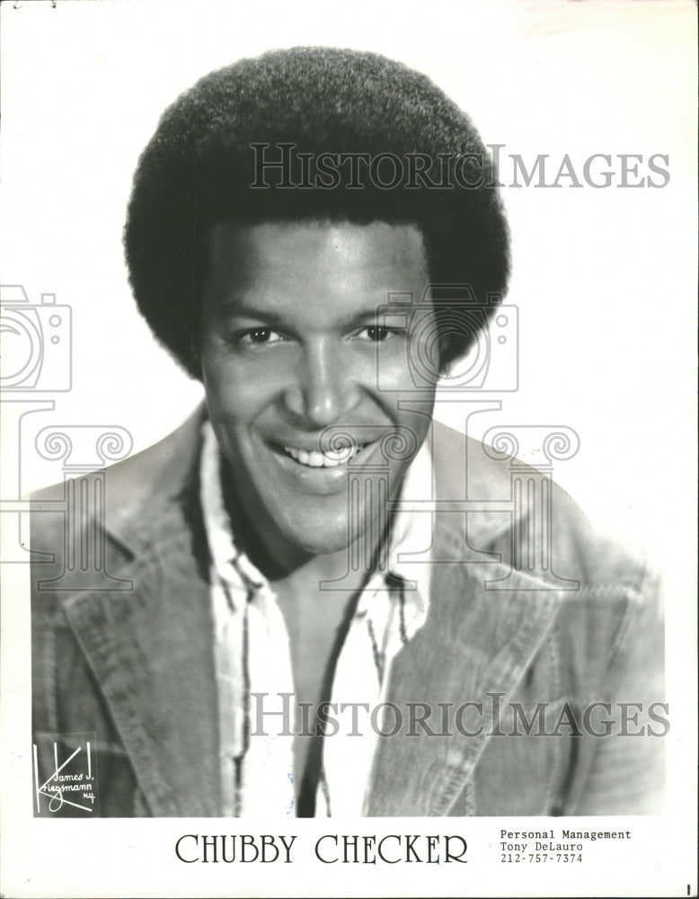 1981 Ernest Evans Chubby Checker Twist - Historic Images