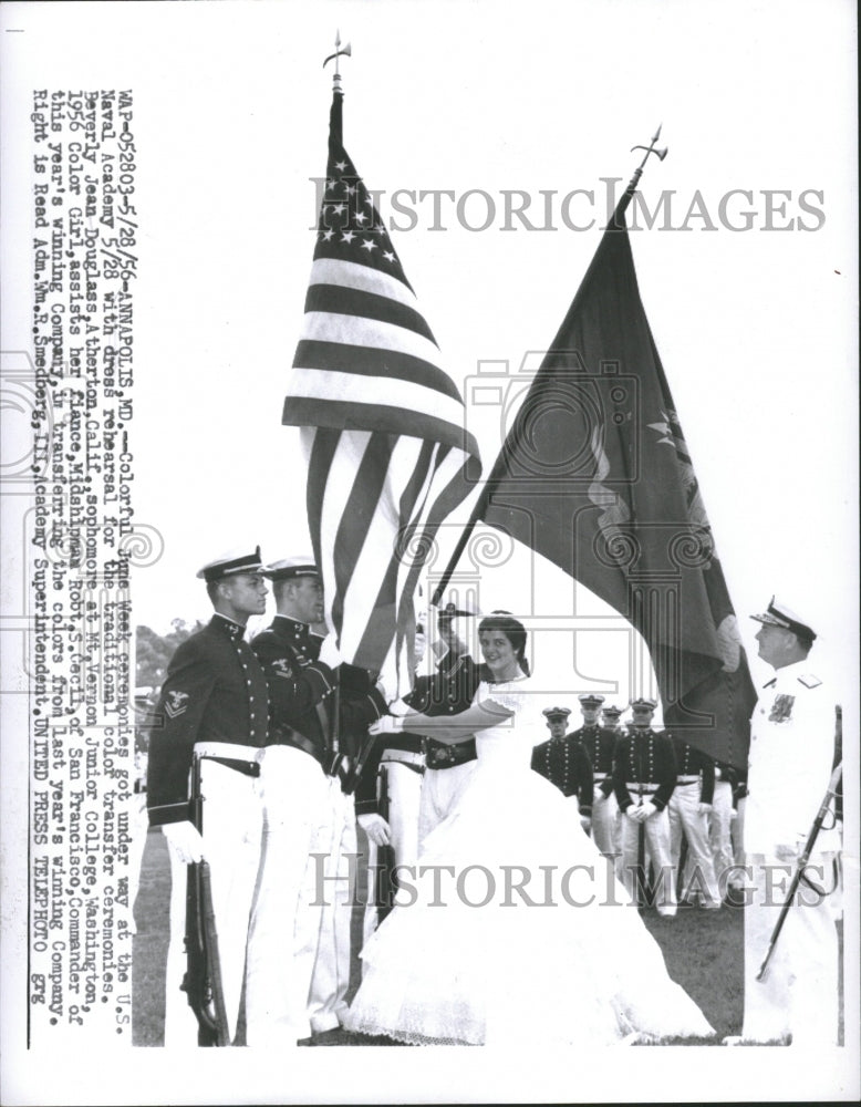 1956 US Naval Academy traditiona Ceremonies - Historic Images