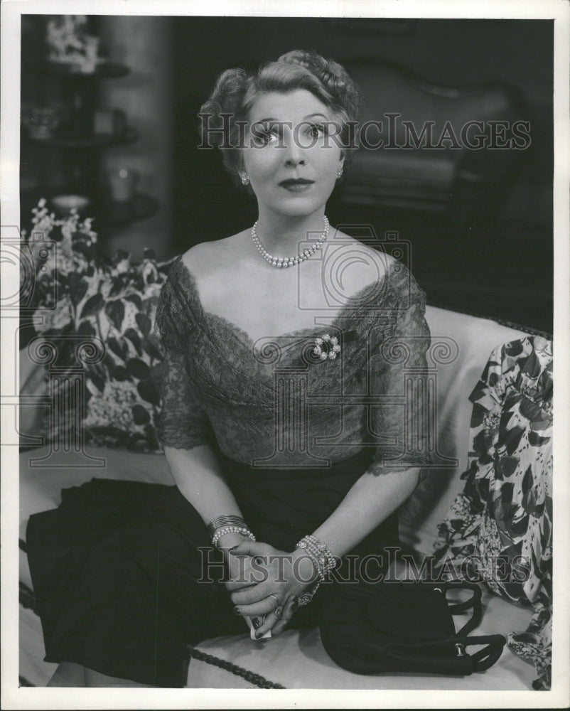 1947 Ina Claire Actress Fatal Weakness - Historic Images