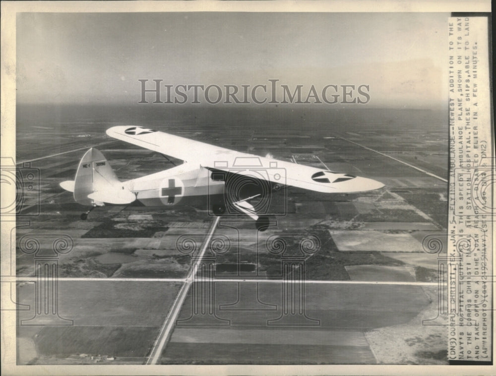 1925 Flying Ambulance Navy Hospital - Historic Images