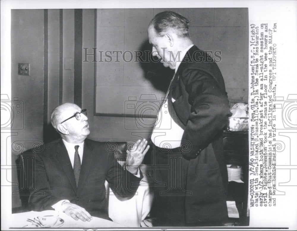 1960 Olin D. Johnson Senator Washington - Historic Images