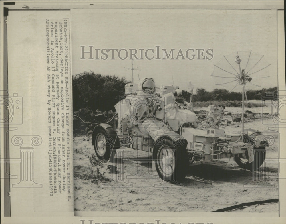 1972 Apollo Lunar Pilot Harrison Eugene - Historic Images