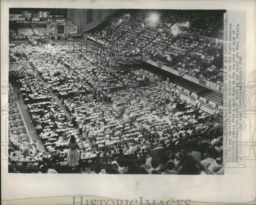 1948 New Party Founding Rear Convention - Historic Images